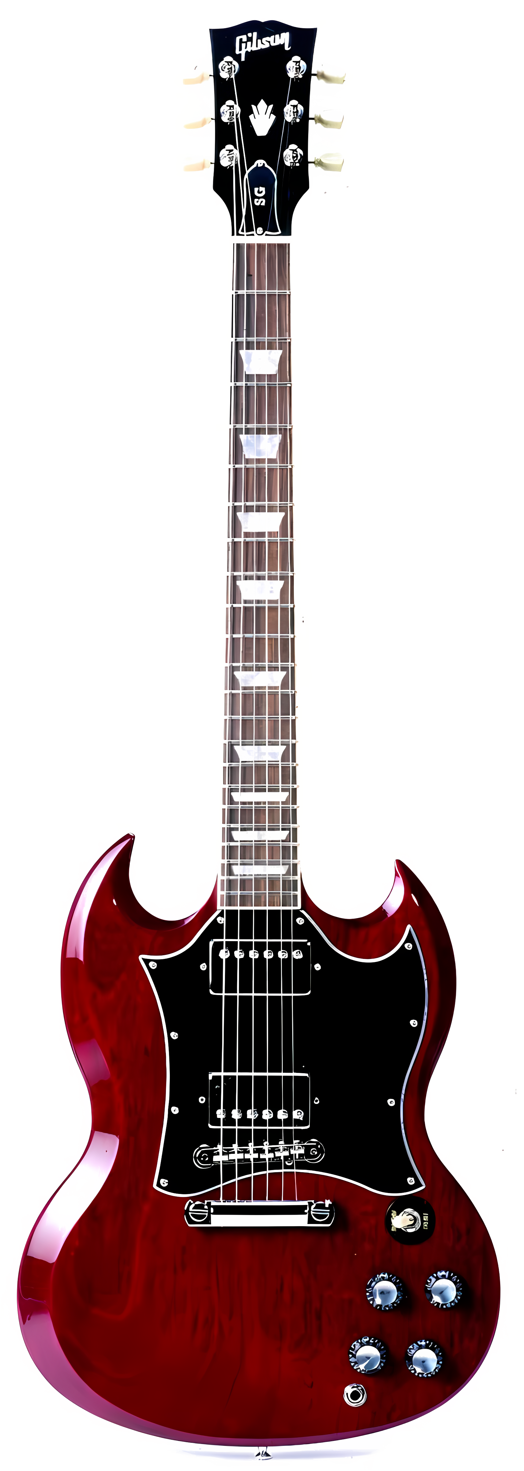 Red Gibson Sg guitar